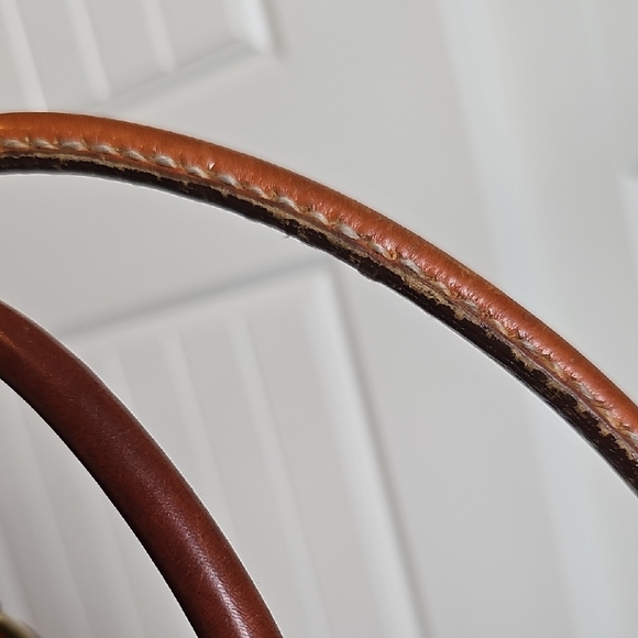 Dooney and Bourke Vintage Striking Night Sky Dark Blue Satchel Shoulder Bag - Picture 15 of 16